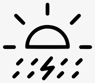 Fall Day Lightning Thunder Comments - Icono De Precipitacion