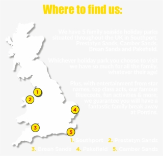 Summer Offers - Uk Map