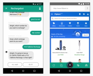 The Dimension Of Abstraction That The Chatbot Prototype - Chatbot Buttons Footer Type Mobile