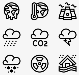 Climate Change - Renewable Energy Icons