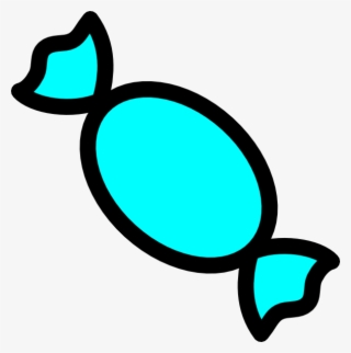 Candy Clipart Teal - Candies Colouring Pages