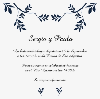 Invitación - Calligraphy