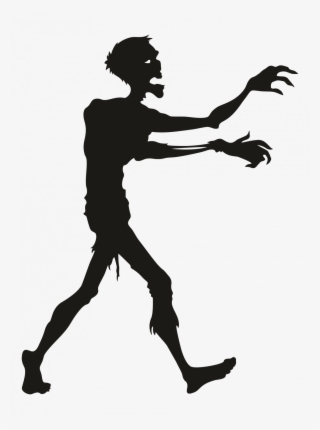 Zombie Silhouette Outline - Soporte Para Sostener Libros