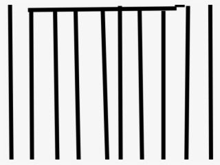 Bar Clipart Jail Time - Monochrome