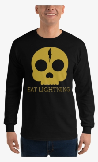 2018 Eat Lightning Skull Logo Long Sleeve - Long-sleeved T-shirt