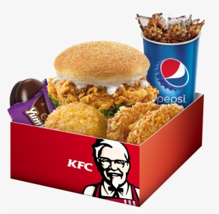 5 In 1 Box Meal Zinger Burger - 5 In 1 Meal Box Kfc