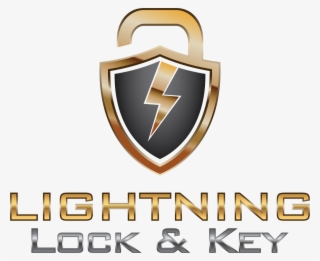 Logo Design By Nadisenyo For Lightning Lock & Key - Emblem