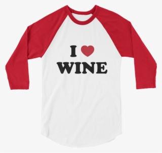 I Heart Wine Baseball Shirt - Resting Grinch Face