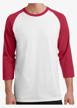 Merry Grinchmas Christmas Funny Ugly Christmas Sweater - Port & Company Men's Pc55rs 3/4-sleeve Raglan T-shirt