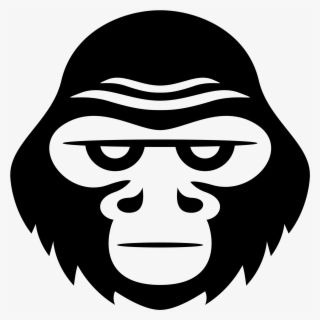 2000 X 2000 1 - Gorilla Face Png