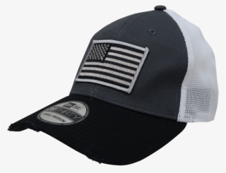 American Flag Vintage Mesh Black/graphite/white Cap - Baseball Cap