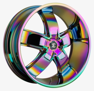 2 Crave No 18 In Their New Rainbow Finish - Rainbow Rims