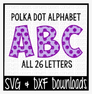 Free Polka Dot Alphabet * Polka Dot Pattern Cut File - Mermaid Number Svg