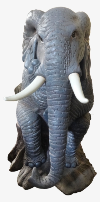 Sitting Baby Elephant - Figurine