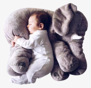 Cute Baby Elephant Pillow - Elephant Stuffed Animal For Baby