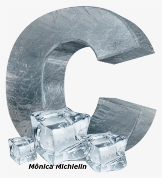 Alfabeto De Gelo Png Textura De Gelo E Cubos De Gelo - Crystal