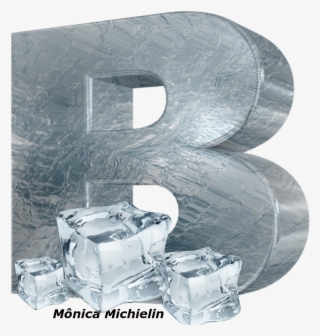 Alfabeto De Gelo Png Textura De Gelo E Cubos De Gelo - Sculpture