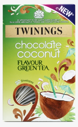 Chocolate Coconut Indulgence Green Tea - Twinings Chocolate Coconut Green Tea