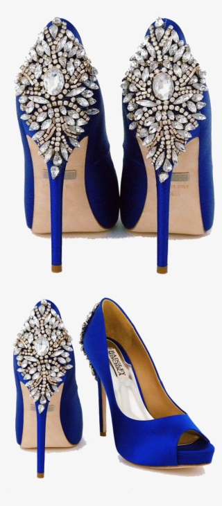 Brilliant Luxury By Emmy De * Badgley Mischka Kiara - Royal Blue Badgley Mischka Shoes