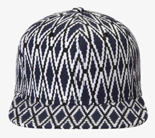 Blue Diamond Snapback Baseball Cap - Beanie