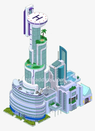 Clip Modern Area Png Pinterest Modernareabuildingpng - Simpsons Tapped Out Mansion