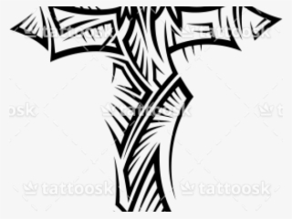 Cross Tattoos Clipart Clear Background - Cross Tattoo Design Png
