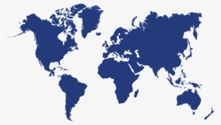 Global Overview - World Map Stencil Png