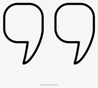 Quotation Marks Coloring Page - Imagenes De Comillas Para Colorear