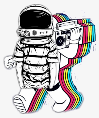 Spaceman Sticker - Space Boy