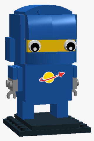 Classic Spaceman Brickhead Blue - Lego Space