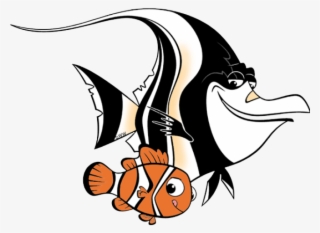 Character Clipart Finding Nemo - Gill Nemo Transparent