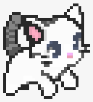 Cute Cat - Black Cat Pixel Art