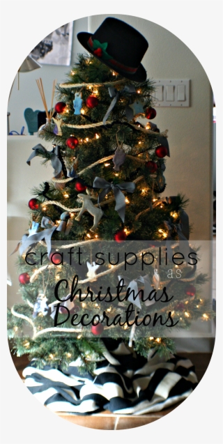 Craft Supply Christmas Tree - Christmas Ornament