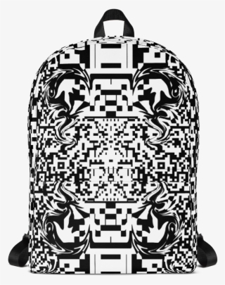 Image Of Non-binary Code - Backpack