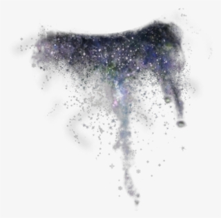 Glitter Glittertears Broken Blue Black Sticker - Sketch