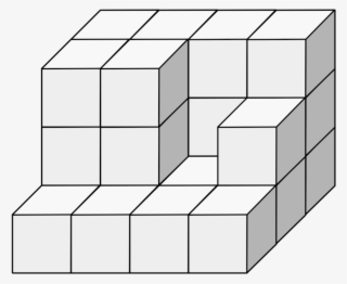 Building Cube Black And White Art Deco Computer Icons - Surface Area To Volume Ratio