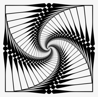 Abstract Art Deco Vortex - Clip Art