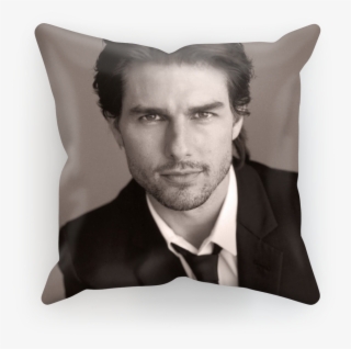 Tom Cruise In Black And White ﻿sublimation Cushion - Tom Cruise