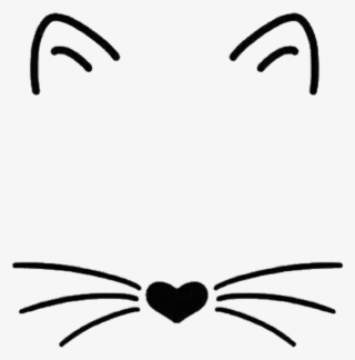Black Sticker - Cat