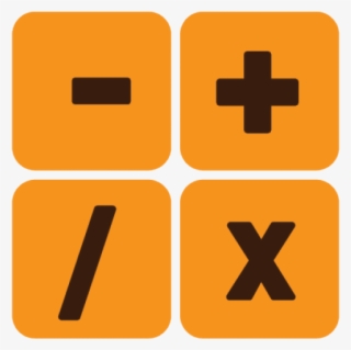 Maths Symbols Orange
