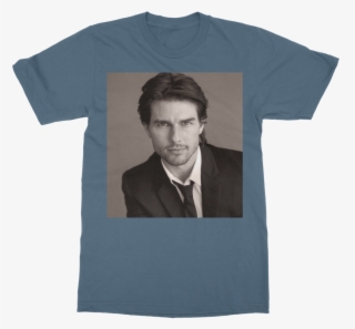 Tom Cruise In Black And White ﻿classic Adult T-shirt - Tom Cruise Most Handsome Men