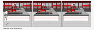 Poor Poor Little Stickman - Kitchen