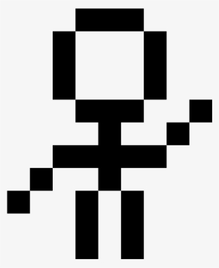 Stickman's Message - Settings Icon Pixel Art