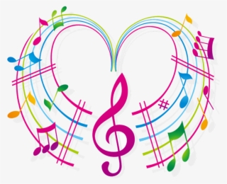 Musicalnotes Sticker - Notas Musicais Com Coração