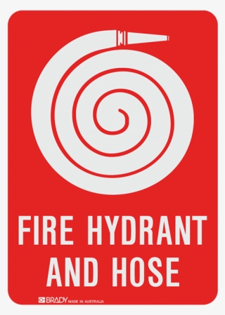 Brady Fire Equipment Signs - Fire Hose