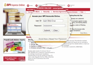 Bpi-1 - Check Balance In Bpi Online