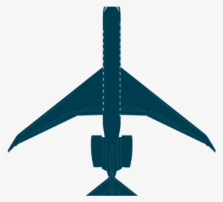 Drawn Airplane Top View - Bombardier Global 6000 Top