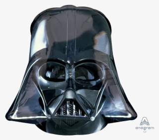 Darth Vader Helmet Black Supershape Balloon - Globo Star Wars