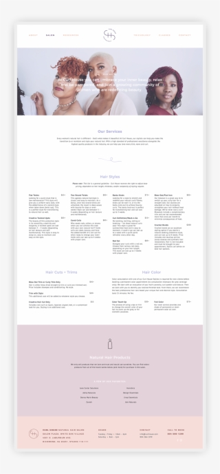 Salon Page2 Curlhouse - Brochure