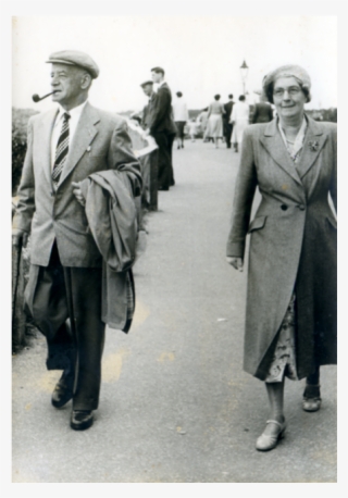 Older Couple Promenading - Promenading